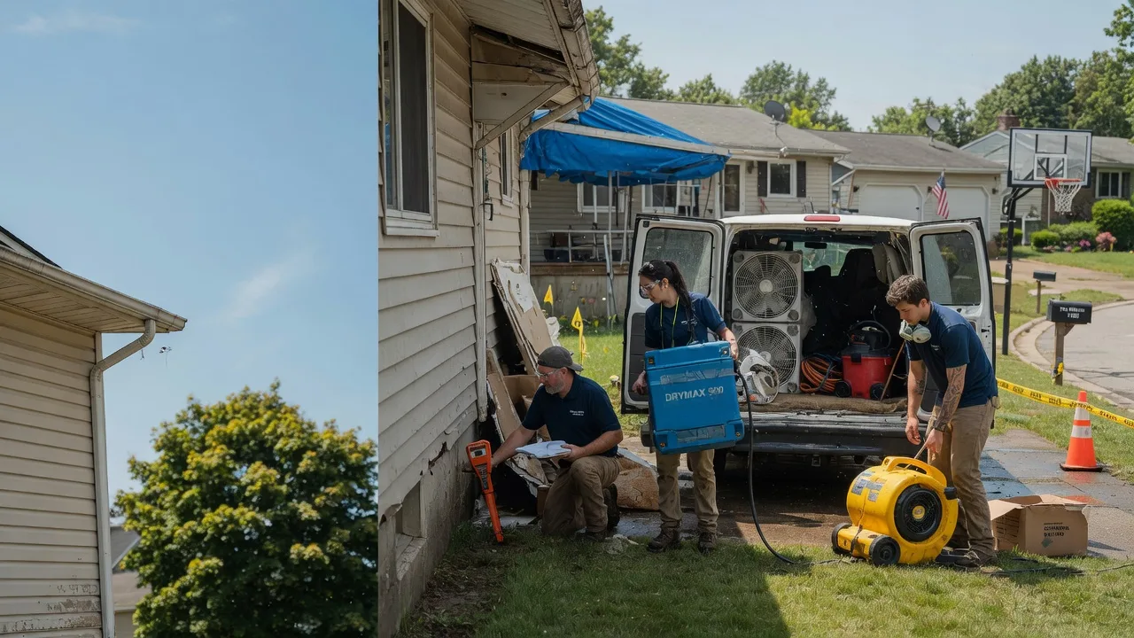 Ceiling Leak Cleanup in North Street, MI near me